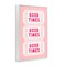 Stupell Industries Good Times Ticket Stubs Black Framed Giclee Art, design by Lettered and Lined